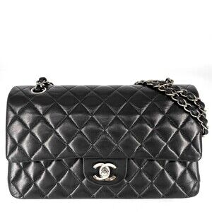 Chanel Matelasse 25 Shoulder Bag for Women, Coco Mark, Turnlock, Double Flap,...